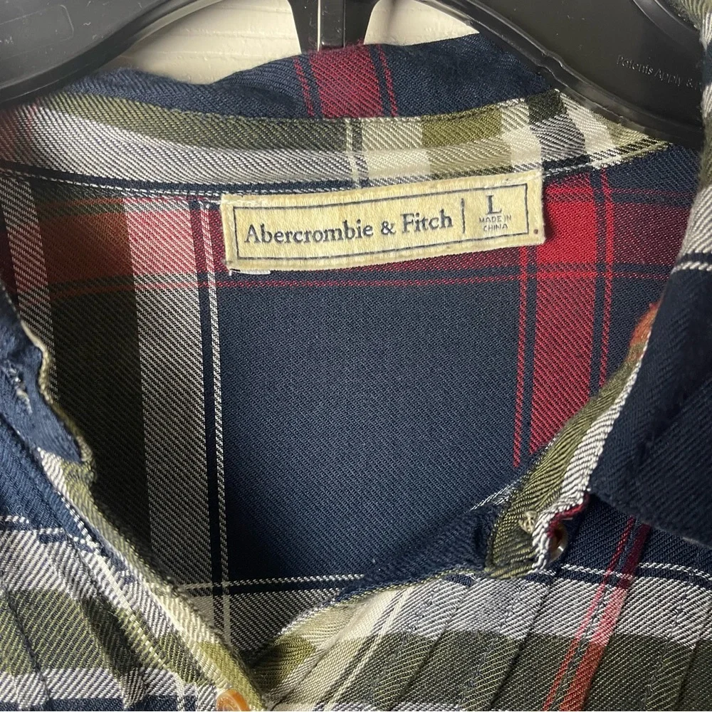 Abercrombie & Fitch Long Sleeve Plaid Dress - Picture 3 of 5